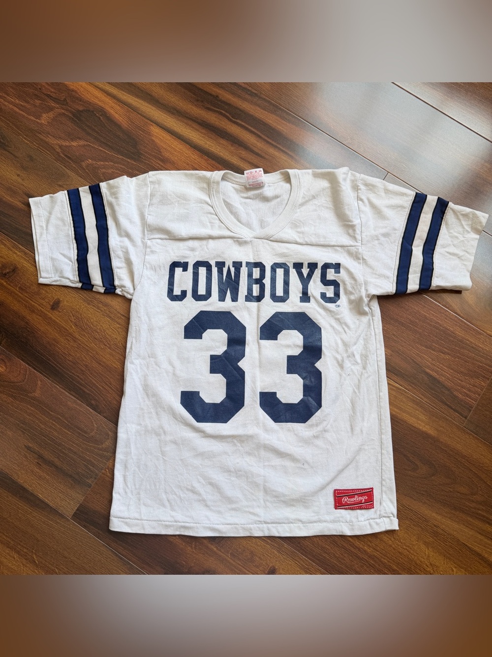 VTG Rawlings NFL Dallas Cowboys Jersey T-Shirt 33 Adult M